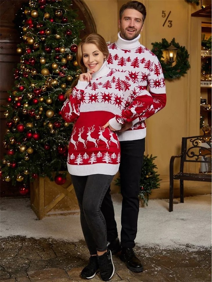 womens christmas turtlenecks